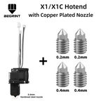For Bambu Lab X1 Series Hotend Upgrade 2.0 Version Bambulab Bi Metal Fit Bamboo Bambu labs X1 X1C Hot End X1C Thermistor