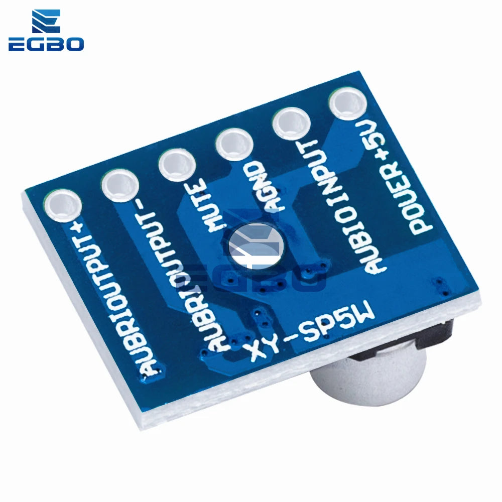 1~5PCS EGBO 5V 5128 Amplifier Board 5W Class D Digital Amplifier Board Mono Audio Module