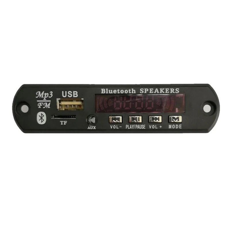 1pc Wireless Bluetooth 5.0 5V MP3 Board Car Audio USB TF FM Radio Module MP3 Player with Remote Control