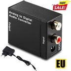 Analog To Digital ADC Audio Converter Optical Coax RCA Toslink Audio Sound Adapter SPDIF Adaptor for Apple TV for Xbox 360 DVD