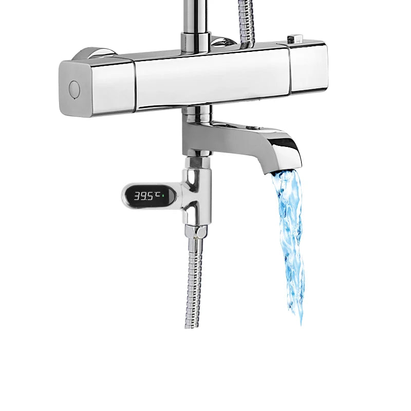 Universal Shower Head Hot Tub Water Temperature Monitor Electricity LED Display Bathing Temperature Meter Bathroom Accessories