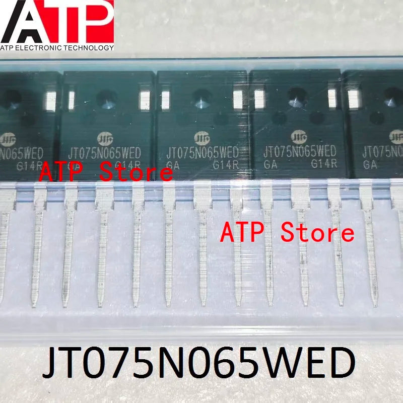 10PCS/LOT 100% New Original JT075N065WED 75T65 75N65 TO-247 Transistors IGBT Single Pipe 75A 650V