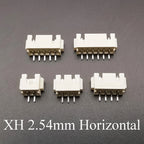 50Pcs JST PH2.0mm XH2.54mm 2/3/4/5/6Pin Horizontal Paste Vertical Patch Pin Holder SMT Connector 2.0MM 2.54MM Pitch Male SMD