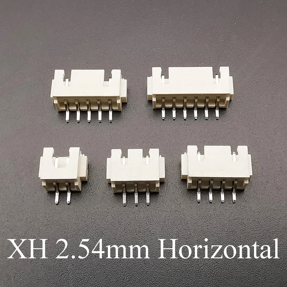 50Pcs JST PH2.0mm XH2.54mm 2/3/4/5/6Pin Horizontal Paste Vertical Patch Pin Holder SMT Connector 2.0MM 2.54MM Pitch Male SMD