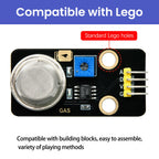 MQ-2 GAS Sensor/MQ-3 Sensor Module Compatible With Lego Blocks For Arduino Projects DIY Electronic Building Block
