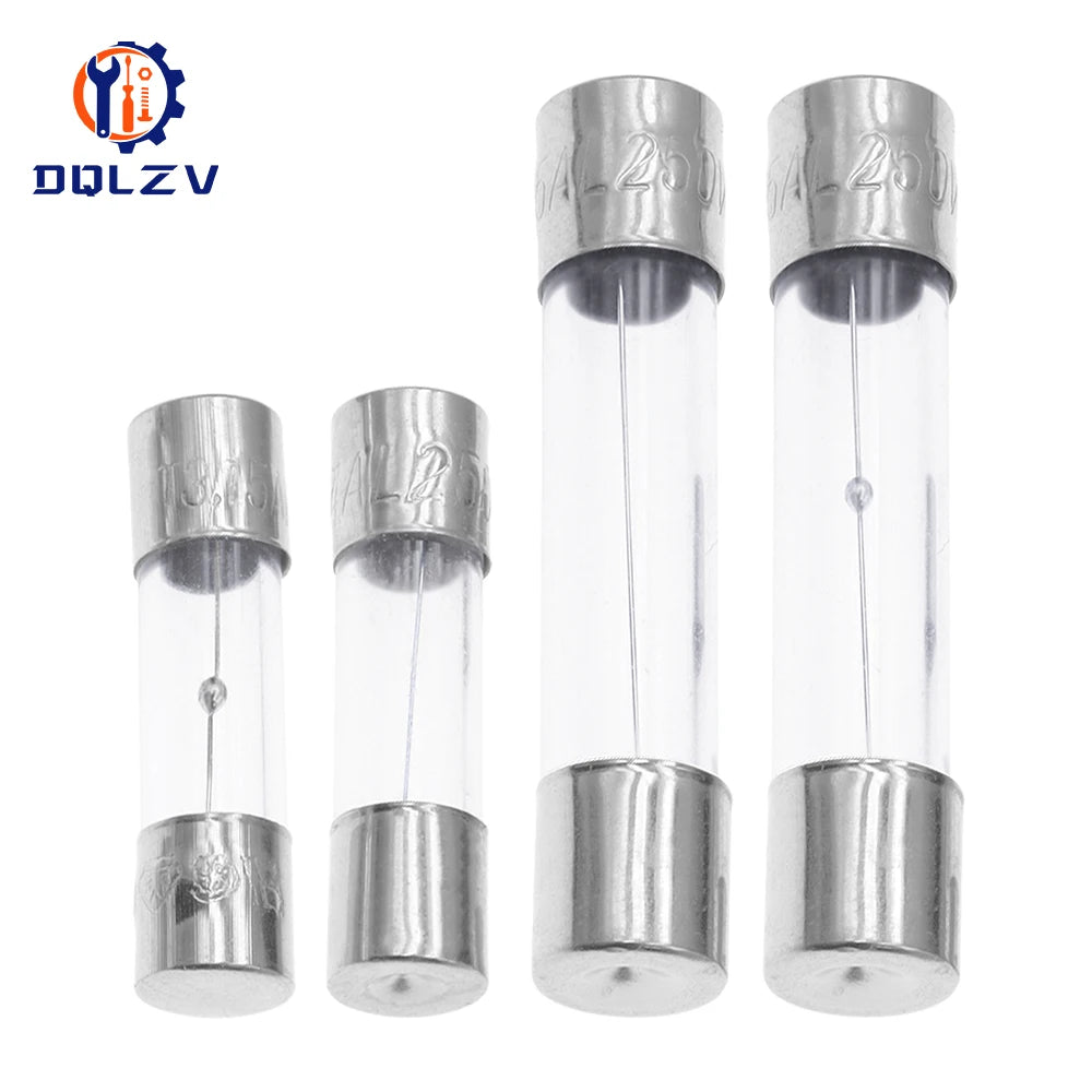 5*20mm 6*30mm Fast Blow Glass Tube Fuses 5x20mm 6x30mm 250V 0.5A 1A 2A 3A 4A 5A 6A 8A 10A 15A 20A 25A 30A AMP Slow Blow Fuse