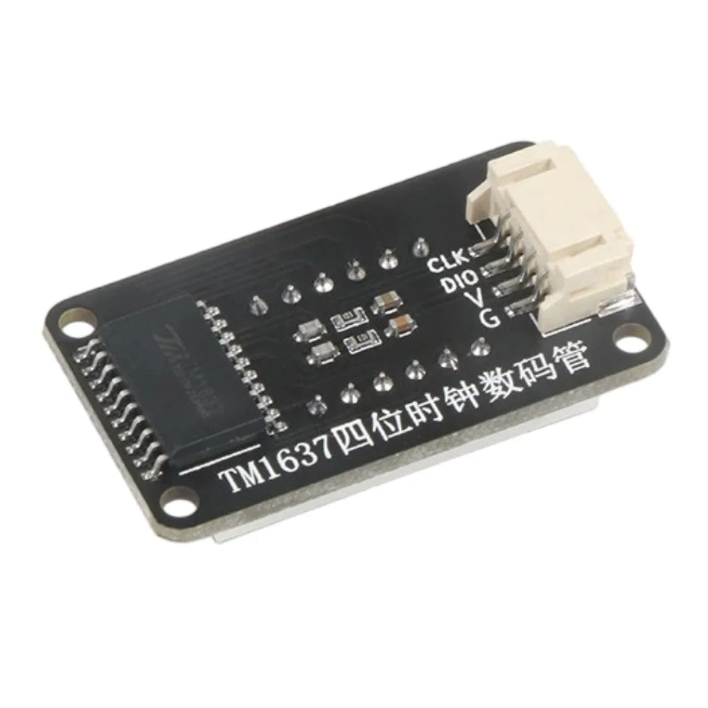 0.36 Inch 4 Digit 7 Segment TM1637 Clock Display Module I2C Communication 3.3V 5V Anti-reverse PH2.0 for Arduino ESP32 Microbit
