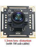 1MP 720P USB Camera Module,30fps 1280x720，Fixed Focus Webcam Driver Free, Compatible For Raspberry Pie Android Linux Windows