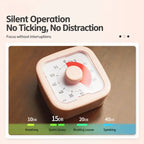 Timer Alarm Clock Visual Countdown Timer Kids Self Discipline Gadget Special Time Manager for Student Time Planning Reminder