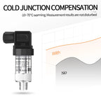 NPT1/4 Pressure Transmitter Sensor 0-100psi 1000Psi to 4-20mA 0-10V Pressure Transducer Hydraulic 0-10V 0.5-4.5V DC5V 24V Power