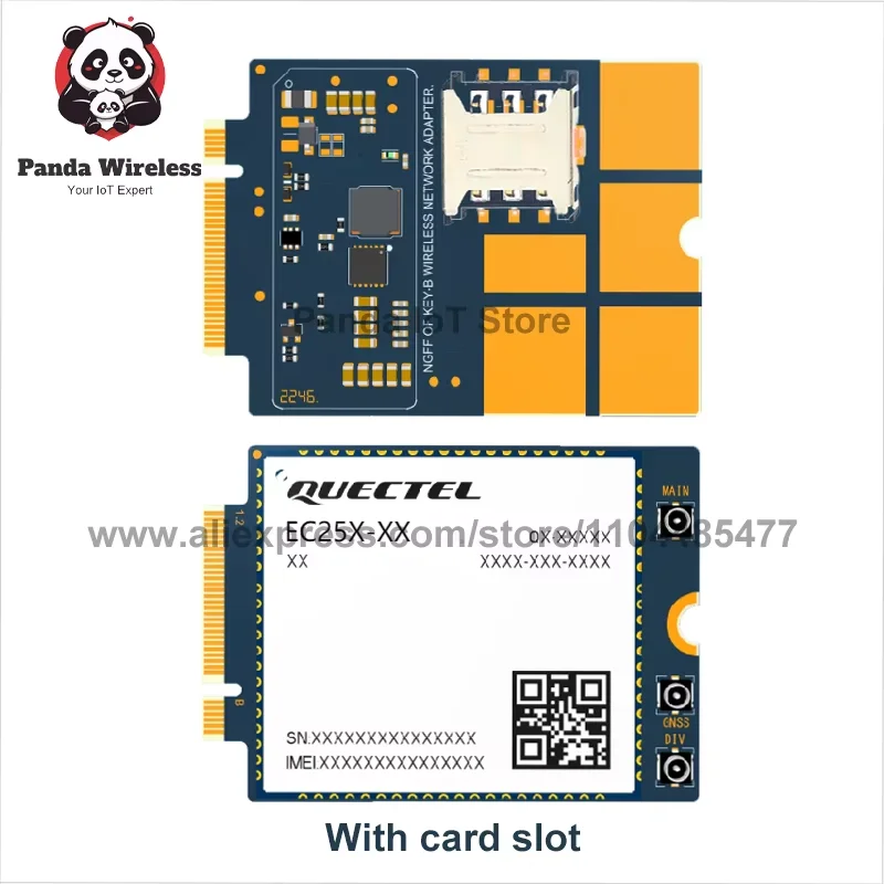 Quectel EC25-AUFA M.2 Default is not SMT SIM and INSIM Support for INSIM CAT4 LTE Cat 1 EC25 Size 40mmx30mm Module Series