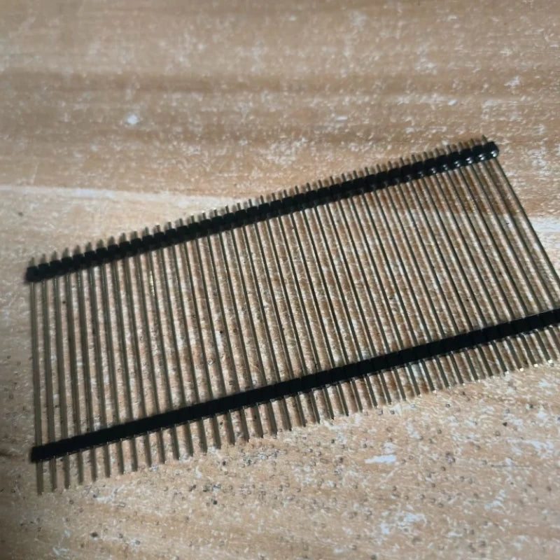 50pcs 2.54mm Single Row Double Plastic Extended Pin Breakable Rohs 1x40P Needle L25/30/45/50/50/58/70/78.mm