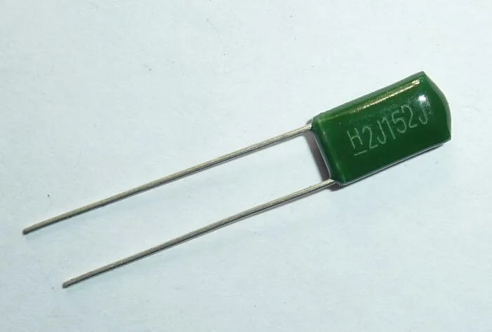 50Pcs/200Pcs Mylar Film Capacitor 630V 2J152J 1500pF 1.5nF 2J152 5% Polyester Film Capacitor