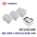 1Pcs New Original HF/ JQX 105F -1 -005D 012D 024D -1HS 30A 240VAV 4PIN DC5V 12V 24V Relays HF105F-1-005D-1HS JQX-105F-1-220A-1HS