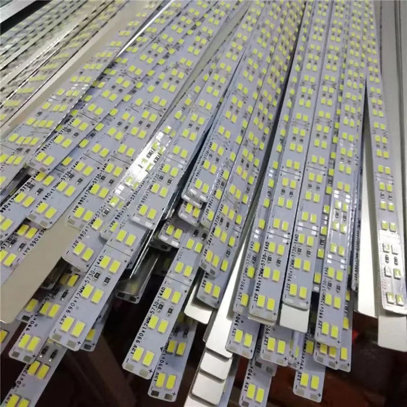 5V 12V 24V LED Bar Light Aluminum Rigid Strip Led Hard Strip 5730 Under Cabinet Light Bar Warm Natural White 4000K 10Pcs 50cm