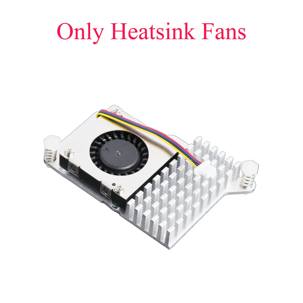 Metal Protective Case with 3.5 Inch Screen Bracket and Active Cooler Fan for Raspberry Pi 5