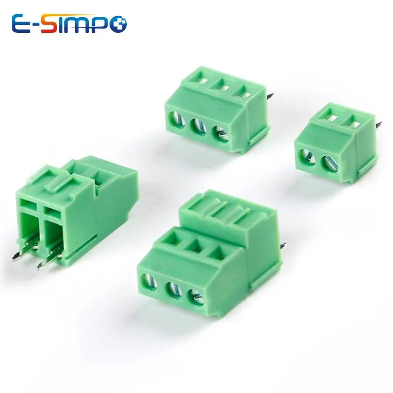 100pcs 3.81mm/0.15" KF128HL/128L-3.81mm 2P3P Low Medium Profile DG381A/MKKDS1 Splice CE PCB Screw Wire Terminal Block Connector