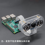 Keyestduio IR Camera Night Vision FISH-eye Camera For Raspberry PI 4B Wide Angle Infrared Wth Acrylic Holder Heat SinkFor RPI 4B