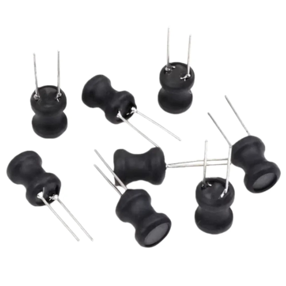 10PCS,0608,6*8mm I-shape Power Inductor Inductance Copper Coil 1MH 100uh 68uh 150UH 220 330 470 UH 2.2MH 3.3MH 4.7MH 10MH Hot