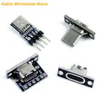 USB 3.1 Female Socket with PCB Board Connector Type C Female Male Head Connector Adapter Breakout Test Board 180 Degree Vertical
