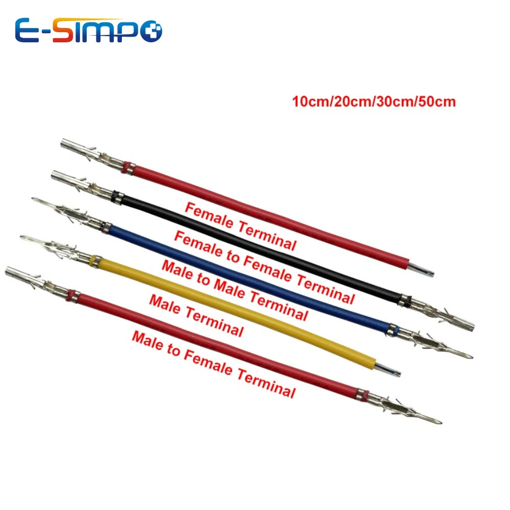 10pcs Micro-Fit MX3.0 43025 43020 3.0mm Male Female Single/Double Terminal Crimped 1007 20AWG 20cm 30cm 50cm Wire Cable Harness
