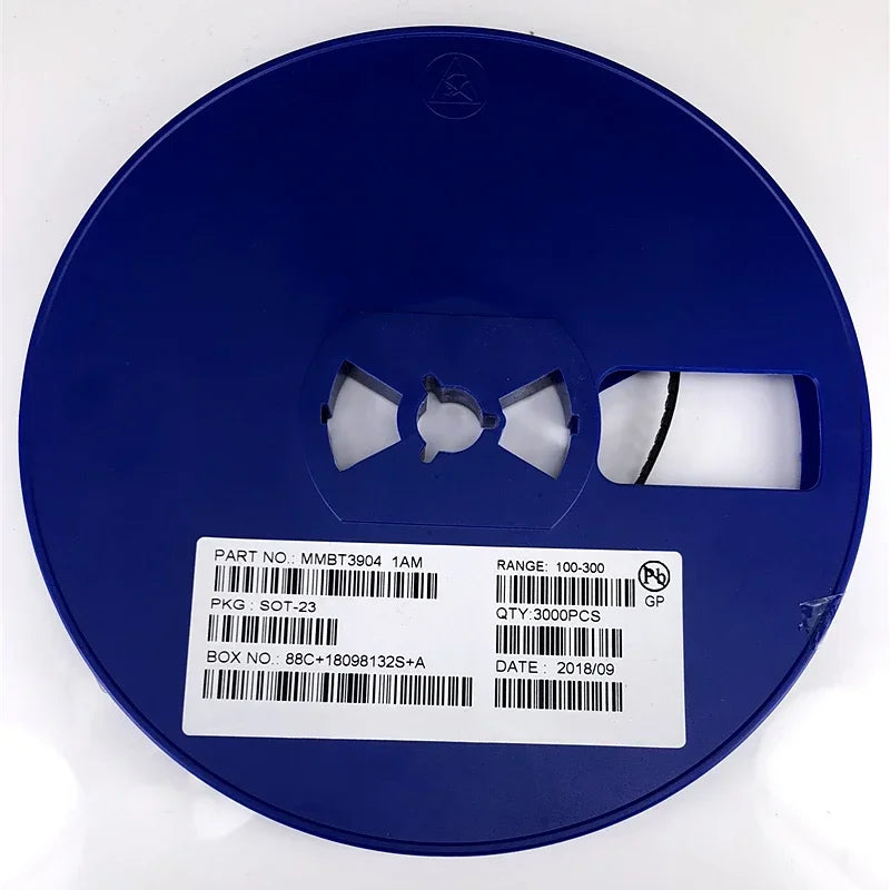 (100 Pcs)(10 Pcs) (1000 Pcs)MMBT3904 1AM SOT-23 2N3904 3904 SMD Triode NPN Signal Transistor  40V 200mA