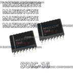 10Pcs/lot MAX3232EWE MAX3232 MAX691CWE MAX691 MAX202CWE MAX202 MAX232CWE SOIC-16