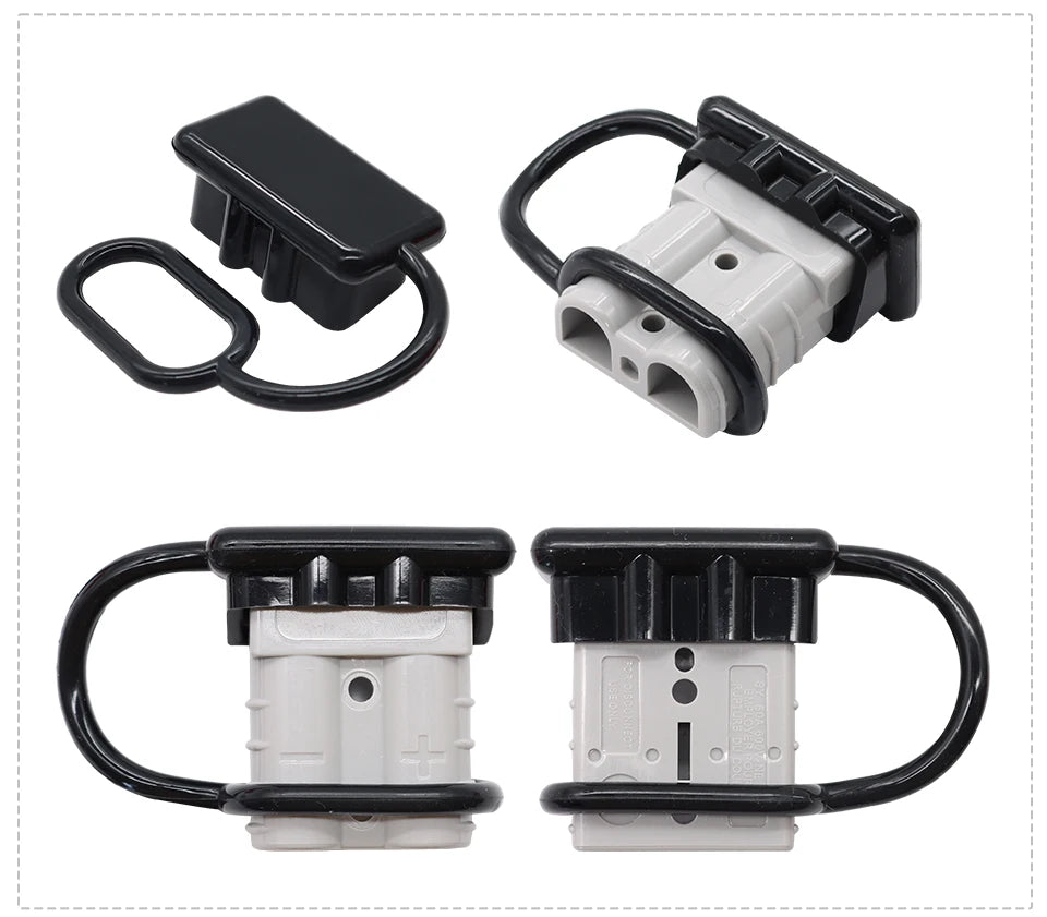 OMCH 50A 120A 175A 350A Double Pole with Copper Contact Power Connectors Accessories Handle Soft Rubber Dust Cover