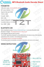 1/5PCS GREATZT DIY Bluetooth Audio Receiver Board Bluetooth 5.0 MP3 Car Audio Board Stereo Music Module 3.7-5V