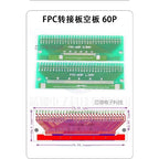 2pcs Double Side 0.5mm 1mm 4 5 6 8 10 12 20 40-96 Pin to DIP 2.54mm FPC/FFC SMT Adapter Socket Plate PCB Board Connector DIY KIT
