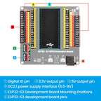 ESP32-S3 GPIO IoT Development Board Expansion Board Expansion Board Backplane Interface Electronic component Kit