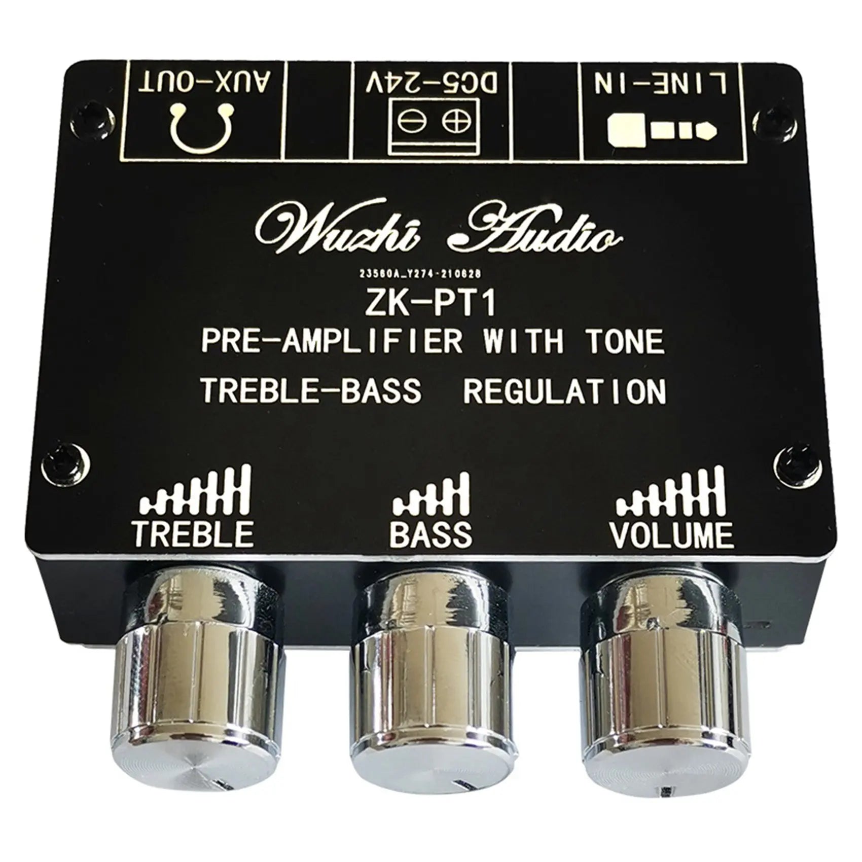 B02B-Bluetooth 5.0 Decoder Board Dual Channel Stereo Low Noise High and Low Tone Pre-Module Amplifier Board ZK-PT1