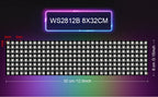WS2812B RGB 16x16 8x32 Pixel Panel Screen 1-5 Pcs 256 Pixels WS2812B ECO Individually Addressable Digital Flexible Programmed 5V