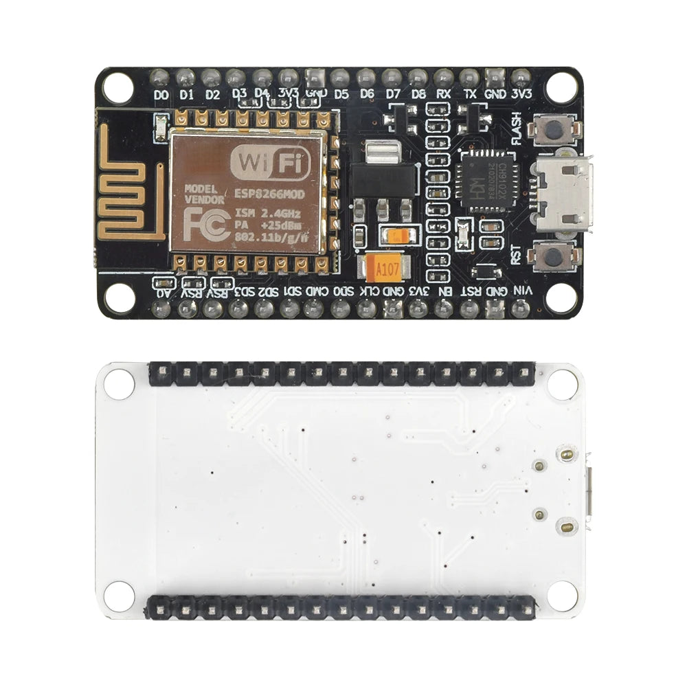 Nodemcu Lua V2.1 ESP8266 ESP-12F WIFI Development Board Micro USB- CH9102X Blackboard with FLASH Button And RST Button