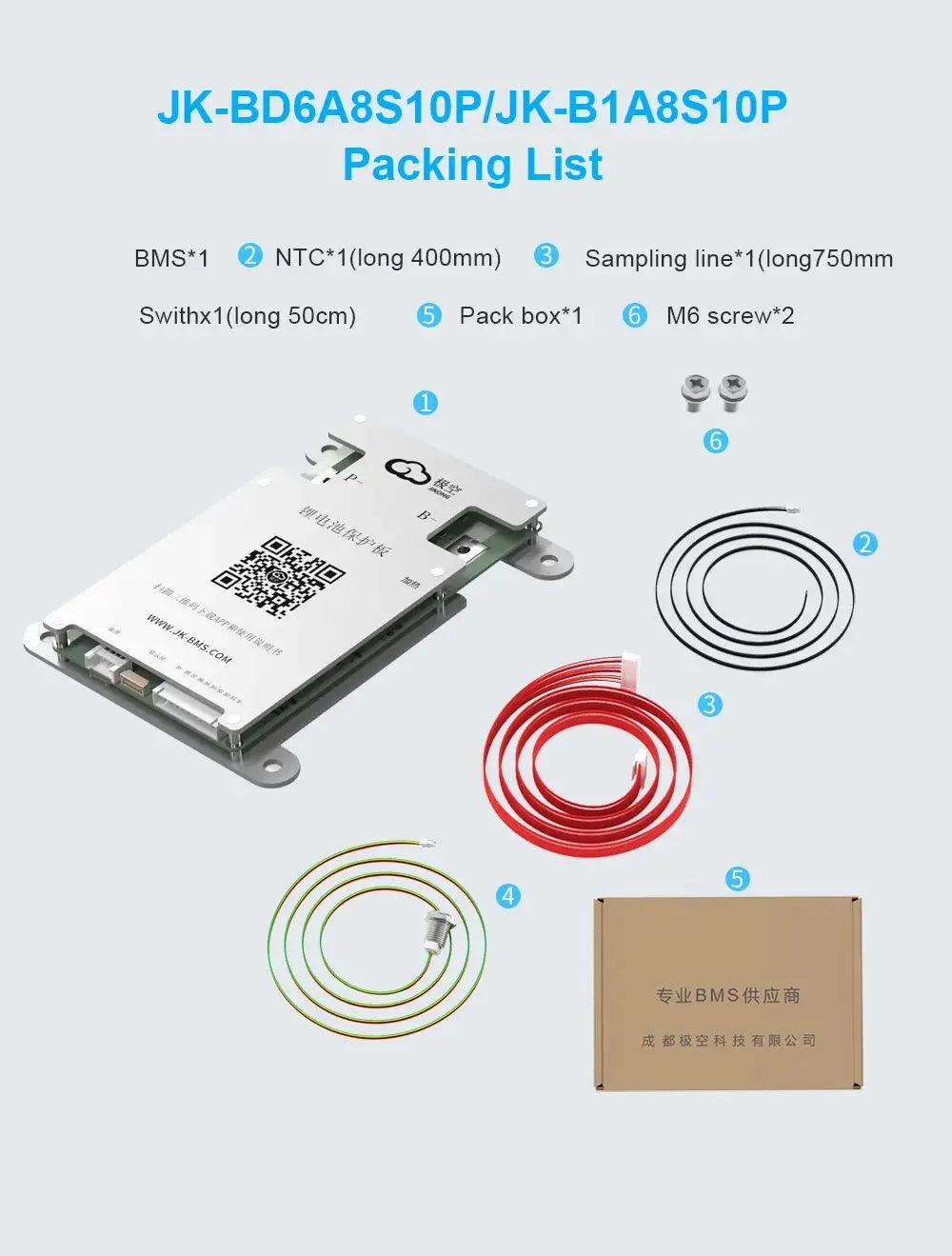 JK SMART ACTIVE BMS B1A8S10P 4S 5S 6S 7S 8S Smart Bms 100A Lifepo4 Li-Ion LTO Battery Active Balance 1A BT CANBUS Heat RS485
