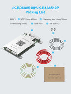 JK SMART ACTIVE BMS B1A8S10P 4S 5S 6S 7S 8S Smart Bms 100A Lifepo4 Li-Ion LTO Battery Active Balance 1A BT CANBUS Heat RS485