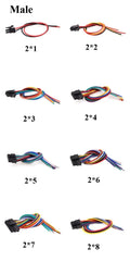 5PCS Molex 3.0MM Cables 20cm 22AWG Small 5557 5559 Male Female Air Docking Electronic Cable, MX3.0 43025 Terminal Line
