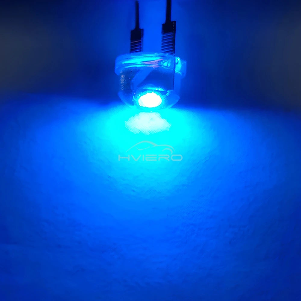 50/500PCS 8mm Straw Hat 0.5W White Warm Red Yellow Blue Green Emitting Diode LED Wide Angle Ultra Bright Bulbs Light Lamp Diodes
