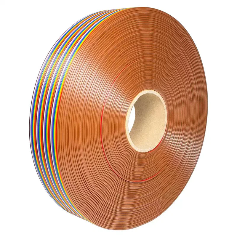 40 Pin 1.27mm Pitch Colorful Flat Ribbon Cable, IDC FC Dupont Wire Connector, Flexible FPC Jumper for DIY Electronics