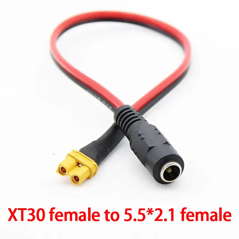 Goggles B6 Charger Cable Battery Charging Cable Adapter XT60 XT30 Plug to DC 5.5 2.1mm for Fatshark Skyzone 03 FPV Parts