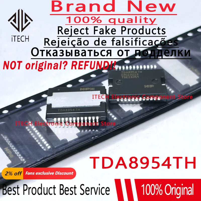 1pcs/lot Original TDA8954 TDA8954TH TDA8954TH/N1 HSOP24 100% New and Genuine High Quality