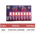 6pcs DC12V 8CH Relay Control Board Opto Isolated NPN Input 4 Digit Display For Arduino Pro Mini Programmable Timer Module