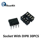 10/20/30PCS New NE555 NE555P NE555N 555 Timers DIP-8 8 Pin DIP Sockets /SOP-8 SMD NE555DR IC