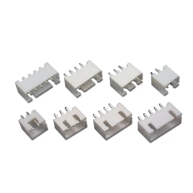 50Set/100Pcs JST XH2.54 Straight/Curved Header+Housing+Terminal Connector 2P/3/4/5/6/7-12Pin Right Angle 90°/180°Socket For PCB