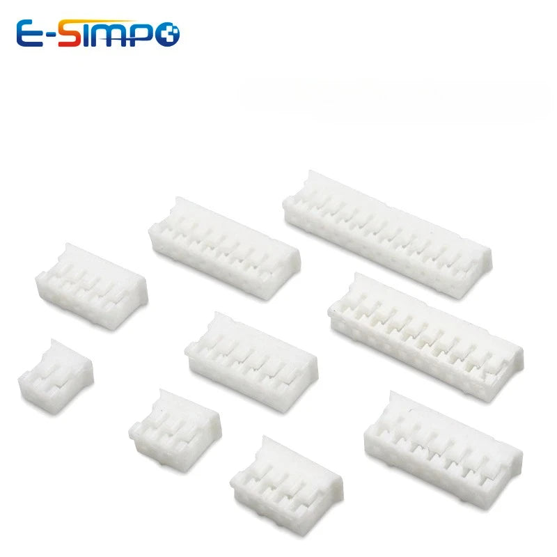 50Pcs PH2.0 2.0mm JST Male Housing Plastic Shell Plug 2/3/4/5/6/7/8/9/10pin 2.0mm Plastic Case Connector