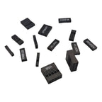 20pcs Printed DuPont Shell Connector for Computer Mainframe Audio, HDD LED, USB, +P, -P, Reset, Power SW, Speaker Connectors