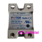 FOTEK KSR-25AA 10AA 40AA 75AA -H 10VA 25VA 40VA 50VA 75VA Authentic Original Single-phase Solid State Relay