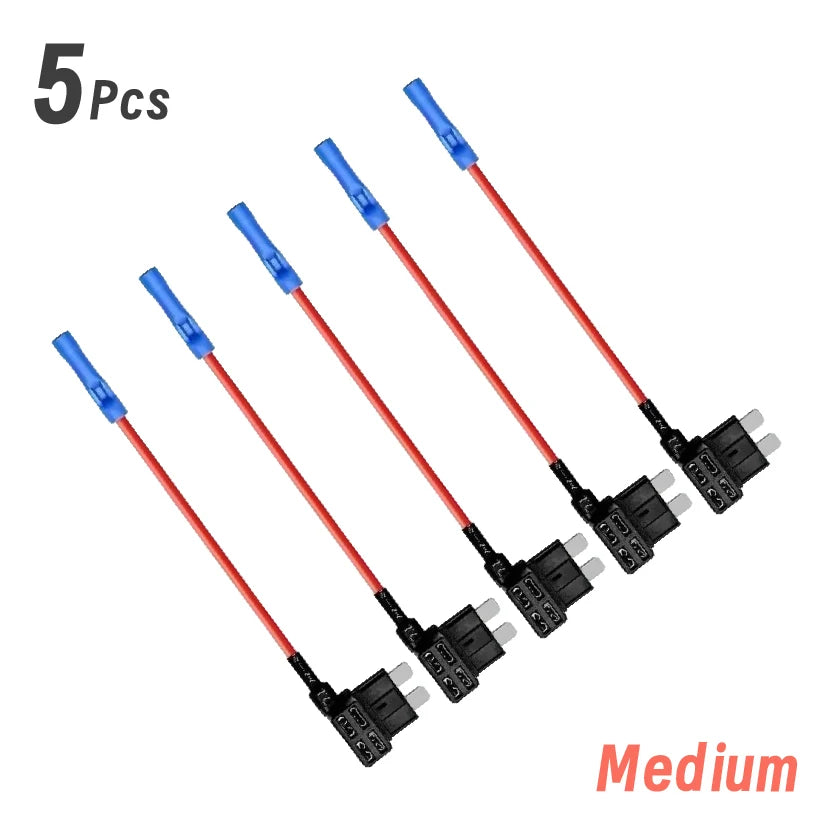 TAP Adapter Micro Standard ATM Blade Fuse MINI SMALL MEDIUM Size Car Fuse Holder Add-a-circuit