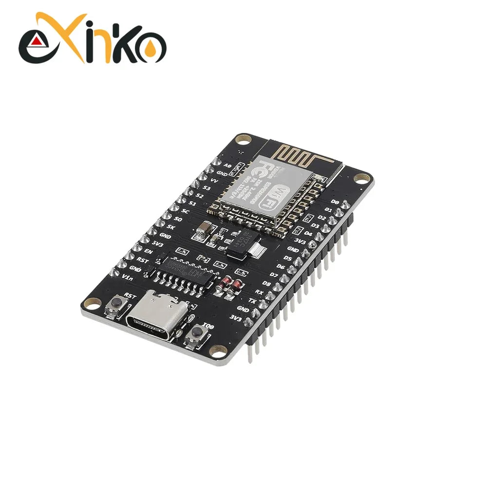 1-10pcs NodeMCU V3 ESP8266 ESP-12E WIFI Development Board CH340G Square Blackboard Soldering Pin Micro USB Interface