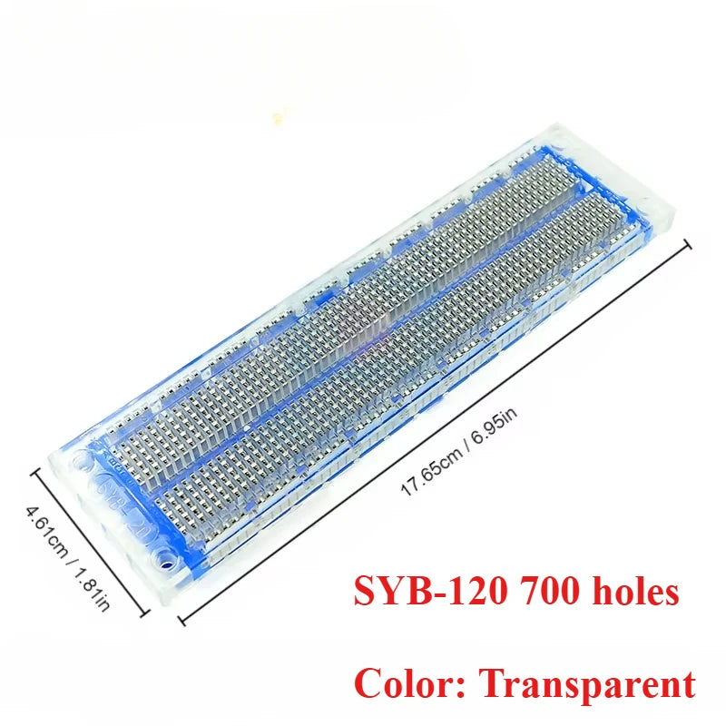 1pcs Breadboard MB102 ZY-204 PCB Bread Board 170-1600 Point Prototype PCB Solderless Breadboards Protoboard Circuit PCB DIY Kit